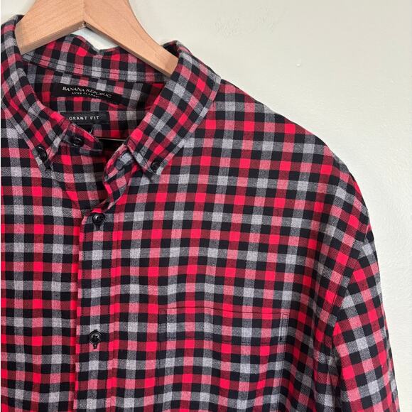Banana Republic Other - Banana Republic Luxe Flannel Size XL Grant Fit